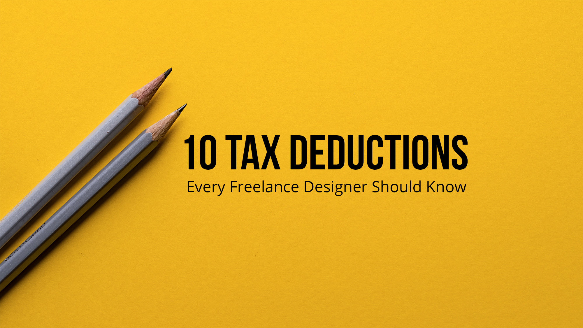 Tax Write-Offs For Freelance Designers